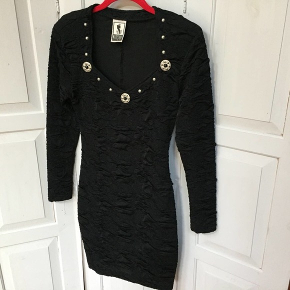 Workshop Clothing Goth Style Embellished Dress - Picture 9 of 15